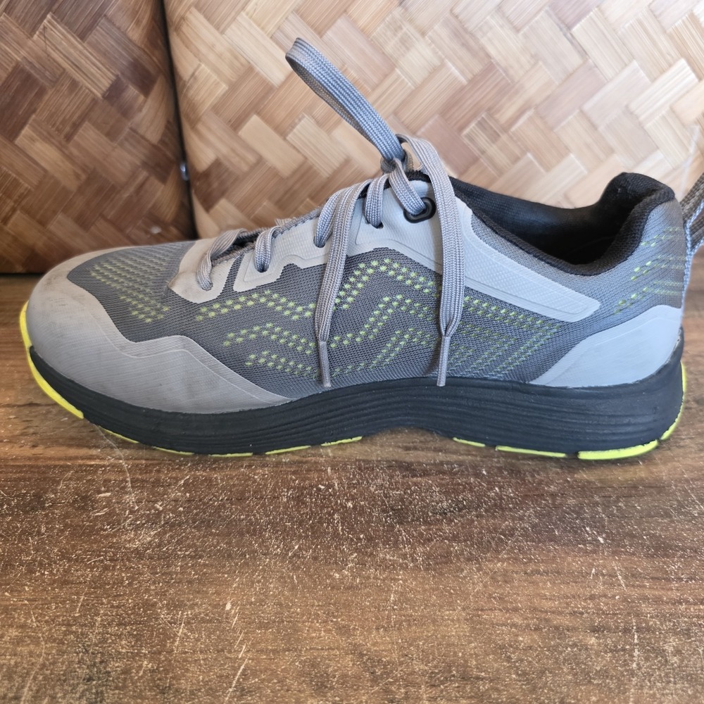 Keen® Men's Shoes Size 8.5EE Gray & Black Aluminum Safety Toe Work Shoe Tie - Picture 12 of 16